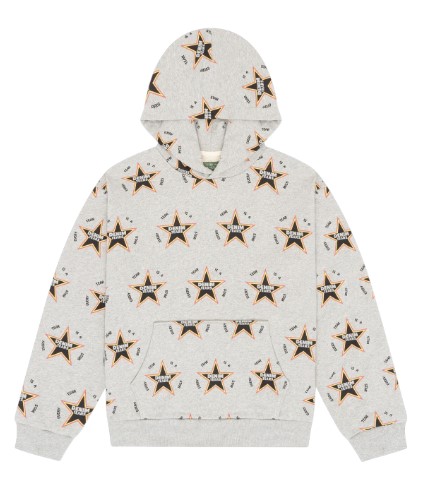 Grey Every Tear Star Hoodie