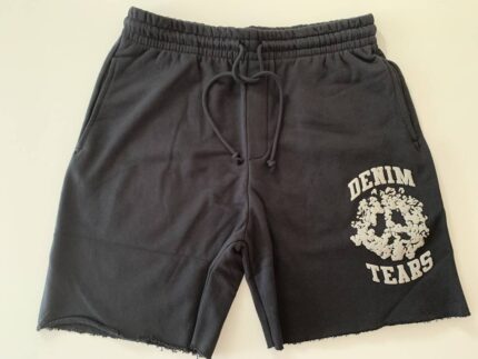 Denim Logo University Grey Shorts
